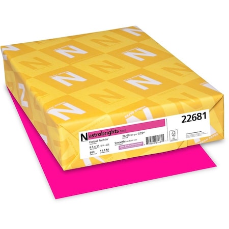Astrobrights Paper, Astrobrt, 24#, Frbl Fsh Pk WAU22681